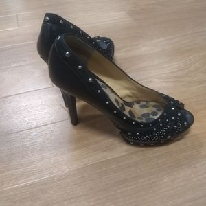 Beautiful gianni bini peep toe pumps heels